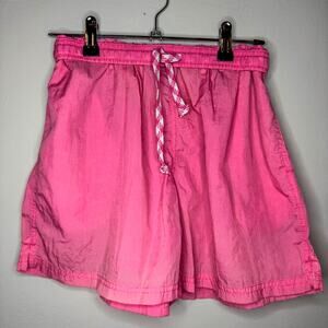 Vtg BCG Hot Pink Nylon Windbreaker Athletic Running Shorts Mesh Liner Small